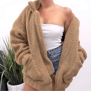 Mocha Teddy Jacket